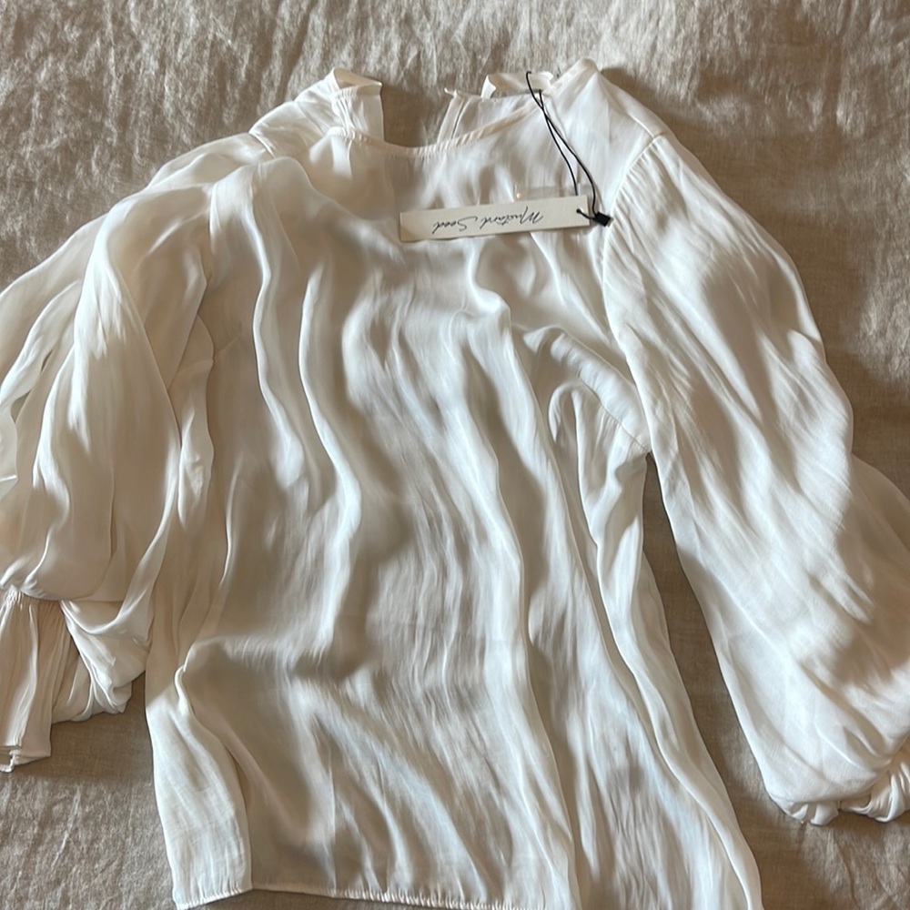 Cream blouse